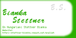 bianka stettner business card